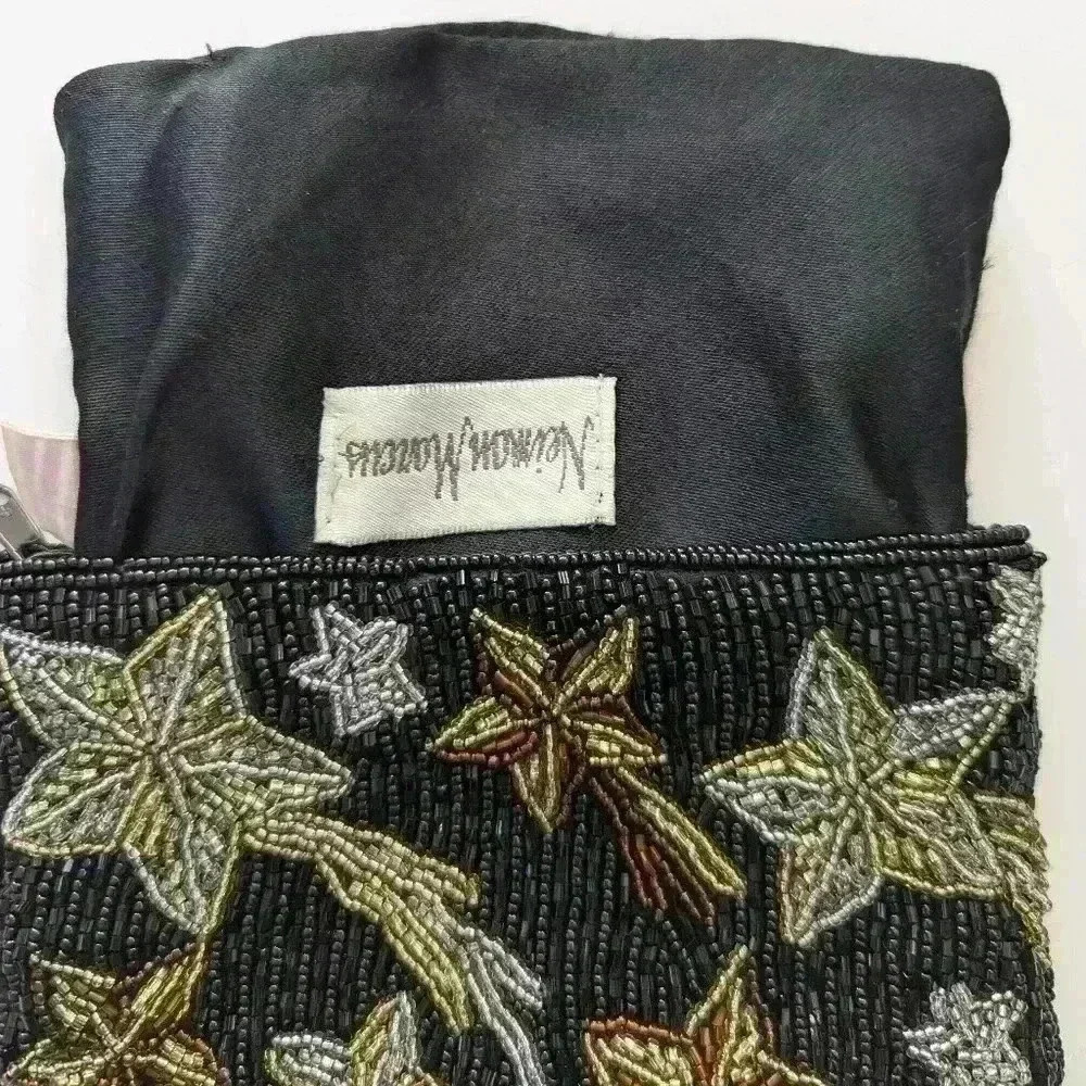 Vintage Beaded Shooting Star Small Clutch Purse Wth Lipstick Case Neiman Marcus - Picture 5 of 8
